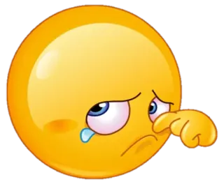 😢 Emoji, Sedih, Menangis, Emosional, Wajah telegram sticker