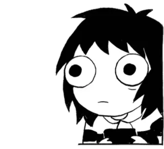 😐 anime, cartoon, funny, meme, expression, character, comic telegram sticker