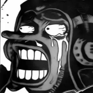 😱 Usopp One Piece Manga, Anime, Pianto, Divertente, Esagerato, Paura telegram sticker