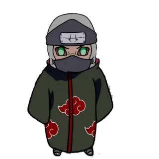 Мини Акацуки telegram stickers