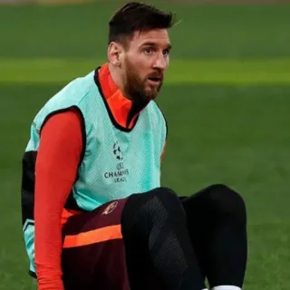🎲 Lionel Messi ฟุตบอล, อเมริกันฟุตบอล, นักกีฬา, กีฬา, แชมเปียนส์ลีก telegram sticker