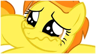 🤗 pony, cartoon, crying, sad, expression, cute whatsapp sticker