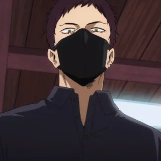 🎒 Overhaul My Hero Academia anime, Overhaul, mask, My Hero Academia, villain, character telegram sticker