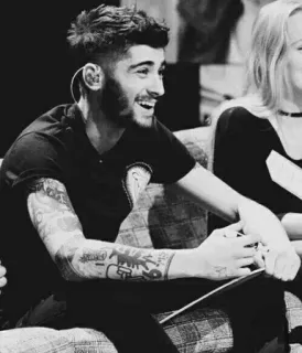 😂 Zayn Malik singer, celebrity, man, portrait telegram sticker