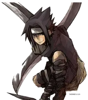 😏 Sasuke Naruto Аниме, Ниндзя, Саске, Наруто, Манга telegram sticker