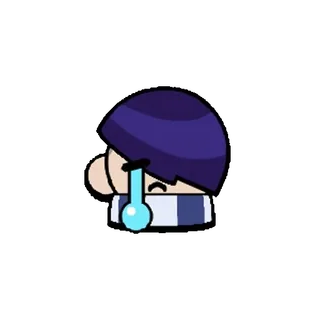 😭 Edgar Brawl Stars Edgar, Brawl Stars, triste, pleurs, sticker, jeu whatsapp sticker