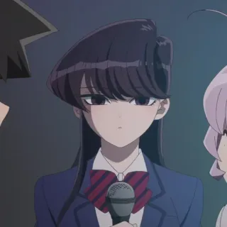 Komi Shouko , By : @ZzZzBB whatsapp stickers