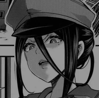 ➰ Anime, Manga, Wütend, Frau, Porträt telegram sticker