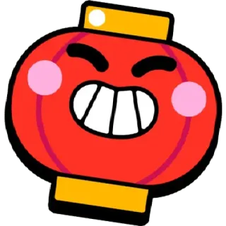 😁 laterne, rot, fröhlich, chinesisch telegram sticker
