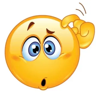 🧐 emoji, thinking, confused, question, pondering, shocked telegram sticker