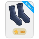 🎁 limited skarpetki, odzież, akcesorium, edycja limitowana, niebieski whatsapp sticker