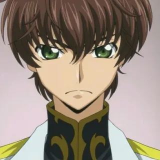 🔗 Lelouch Lamperouge Code Geass Anime, Masculino, Personagem, Lelouch, Cabelo castanho telegram sticker
