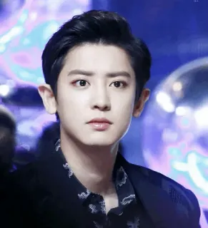 😐 Chanyeol chanyeol, exo, kpop, chanteur, idole, coréen telegram sticker