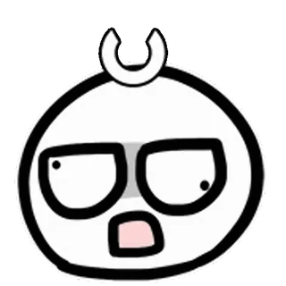 😃 Gesicht, Cartoon, Lustig, Ausdruck, Figur, Meme whatsapp sticker