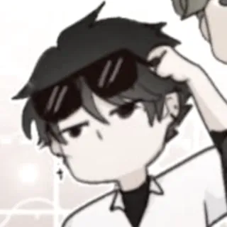 👟 การ์ตูน, แว่นกันแดด, อนิเมะ, เท่, ตัวละคร telegram sticker