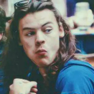 🗿 Harry Styles harry styles, sänger, pop, promi, porträt telegram sticker