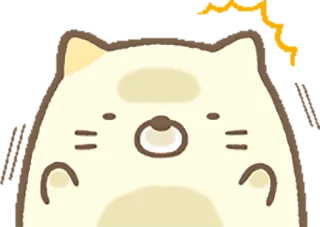 😡 cat, cute, animal, kawaii, sticker, cartoon whatsapp sticker