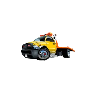 🚨 tow truck, auto, truck, vehicle telegram sticker