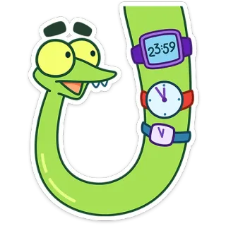 Змеюк от @TgSticker telegram stickers