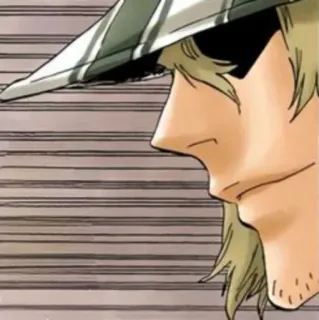⚔ Kisuke Urahara Bleach Anime, Manga, Kapelusz, Okulary, Profil, Postać telegram sticker