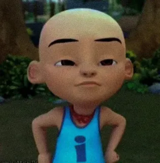 🏴 Ipin Upin & Ipin kartun, Ipin, Upin & Ipin, animasi, karakter telegram sticker