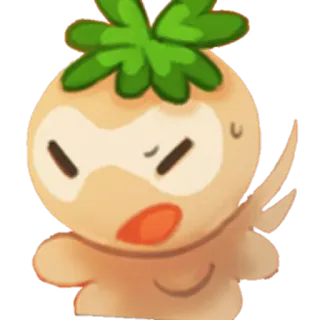 😠 cartoon, anime, chibi, character, cute, illustration telegram sticker