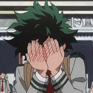 🥰 Izuku Midoriya My Hero Academia Anime, My Hero Academia, Izuku Midoriya, Deku, Corando telegram sticker
