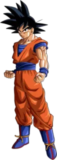 ⚫ Goku Dragon Ball Anime, Mangá, Saiyajin, Lutador telegram sticker