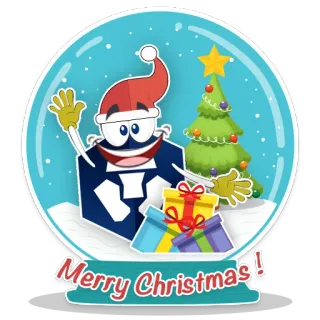 🎅 Merry Christmas! natal, feriados, globo de neve, presentes, celebração, festivo telegram sticker