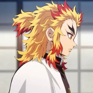 🔥 Rengoku Demon Slayer Anime, Demon Slayer, Rengoku, Charakter, Feuer, Flamme whatsapp sticker