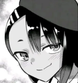 😊 Hayase Nagatoro Don't Toy with Me, Miss Nagatoro Anime, Manga, Nagatoro, Hayase Nagatoro, Postać telegram sticker