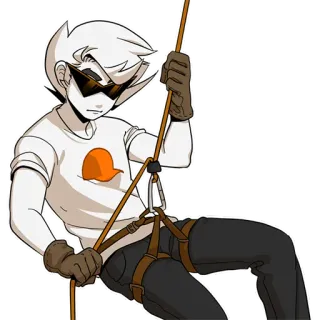 Dirk Pesterquest by @HomestuckStickers telegram stickers