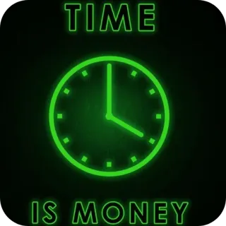 🚦 TIME IS MONEY telegram sticker
