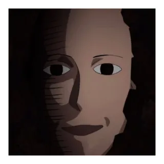 🤣 Saitama One-Punch Man Anime, Bohater, Saitama, One-Punch Man, Poważny, Meme telegram sticker