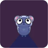 😨 animal, bear, cute, cartoon whatsapp sticker
