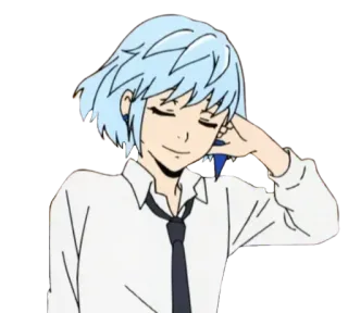 😏 anime, personaggio, sorridente, rilassato, Tower of God telegram sticker