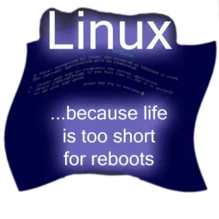 😎 Linux
...because life is too short for reboots linux, neustart, computer, software, betriebssystem, technologie telegram sticker
