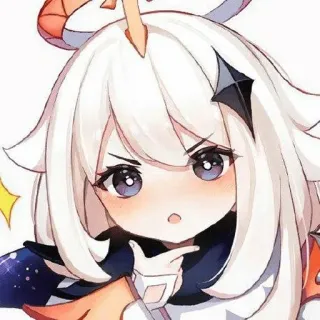 🤔 Paimon Genshin Impact Anime, Genshin Impact, Paimon, Kawaii, Mignon telegram sticker
