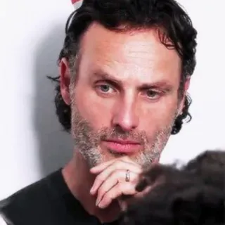 🤔 Rick Grimes The Walking Dead Rick Grimes, The Walking Dead, TV show, character, AMC, zombie, post-apocalyptic telegram sticker