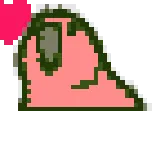 😘 Пиксель арт, Рука, Сердце, Любовь, 8-бит, Наклейка whatsapp sticker