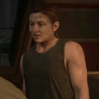 🪶 Ellie Williams The Last of Us Part II видеоигра, персонаж, сильная, женщина telegram sticker