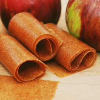 😍 apple, fruit, food, snack, healthy, apple leather, fruit leather whatsapp sticker