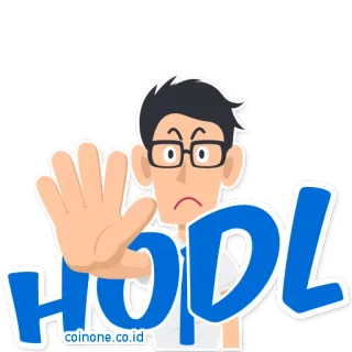💪 HODL HODL, крипто, инвестиции, фондовый рынок, мем whatsapp sticker