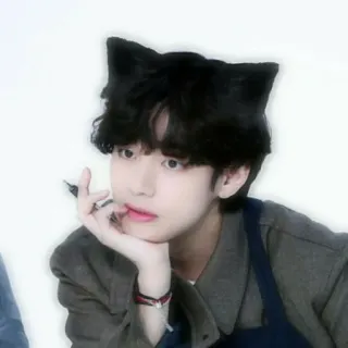 🍰 pessoa, orelhas de gato, retrato, kawaii, fofo telegram sticker