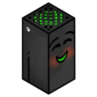 😊 xbox, spielekonsole, cartoon, aufkleber, elektronik telegram sticker