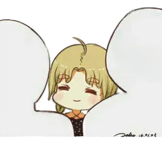 ☺️ Мультфильм, Чиби, Аниме, Милый, Девушка, Рисунок telegram sticker