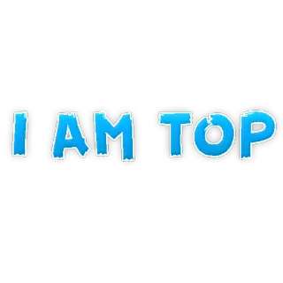 😺 I AM TOP telegram sticker