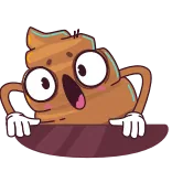 ⭐ Poop Emoji whatsapp sticker