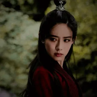 🍓 femme, portrait, asiatique, personne, historique, vêtement traditionnel telegram sticker