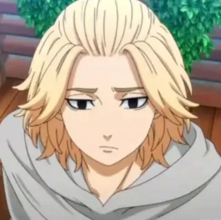 🙁 Manjiro Sano Tokyo Revengers Anime, Cartone animato, Manga, capelli biondi, Manjiro Sano, Mikey, Tokyo Revengers telegram sticker